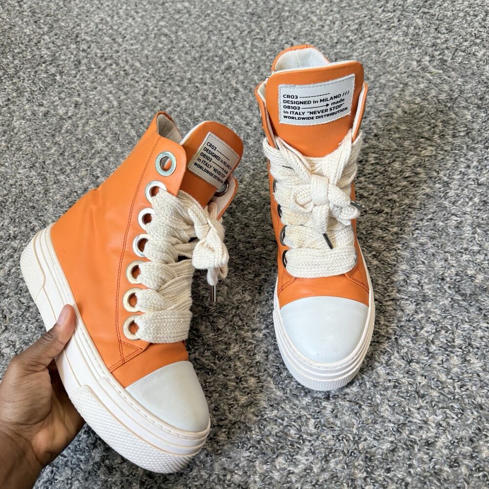 Cristian Zerotre Calipso 300 Orange / White EU 41 US 10.5-11 Italy Big Laces